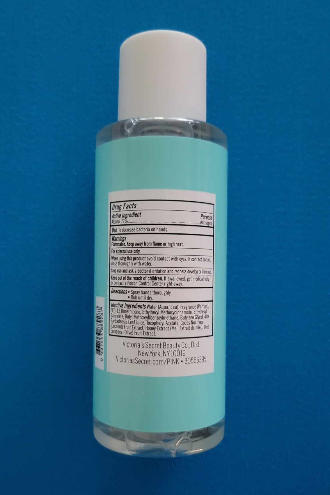Victoria's Secret PINK Coconut Water Hand Sanitizer