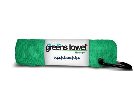 Microfiber Greens Towel - Shamrock Green