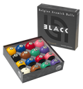 ARAMITH Tournament BLACK pool ball set with Duramith™ Technology