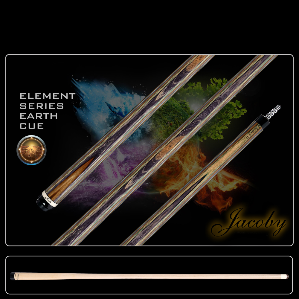 Jacoby "Earth" Element Collection Cue with Ultra Pro Shaft Upgrade