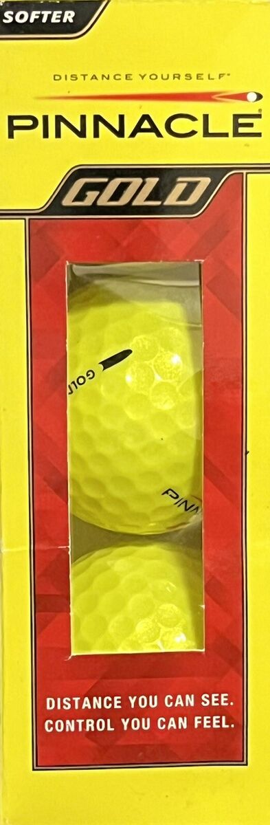 Pinnacle Gold Golf Balls - Pack of 3